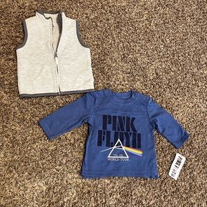 NWT 6-9MOS PINK FLOYD LONG SLEEVE SHIRT